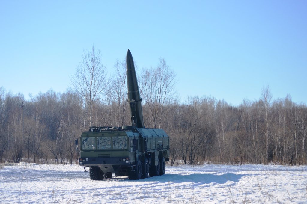 Iskander TBM. Control of tactical weapons is likely to be a priority in future arms control discussions.