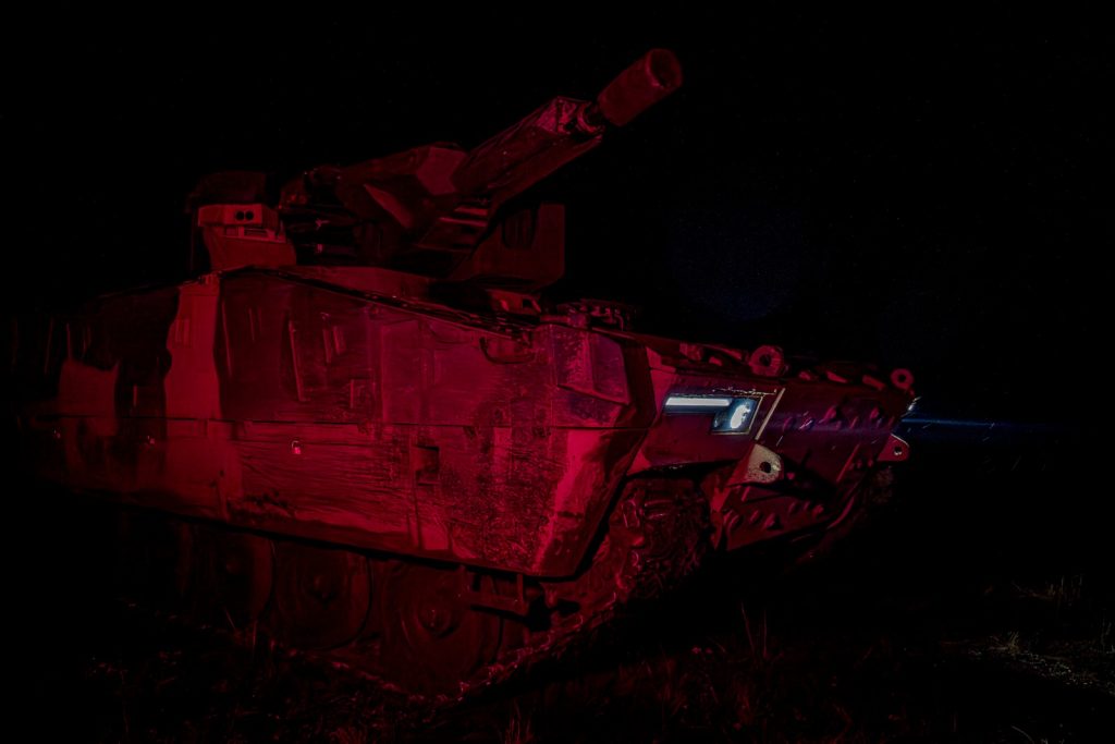 Hungarian Lynx at Night. This is probably Romania's next IFV.