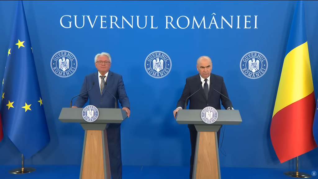 Papperger and Bolojan in Romania