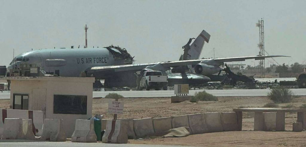 Destroyed E-3 Aircraft
