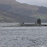 The Royal Navy SSBN HMS Vanguard