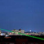 Astrolight, a DIANA phase 2 innovator, conducting a laser comms test.