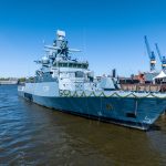The K130-class corvette Lübeck