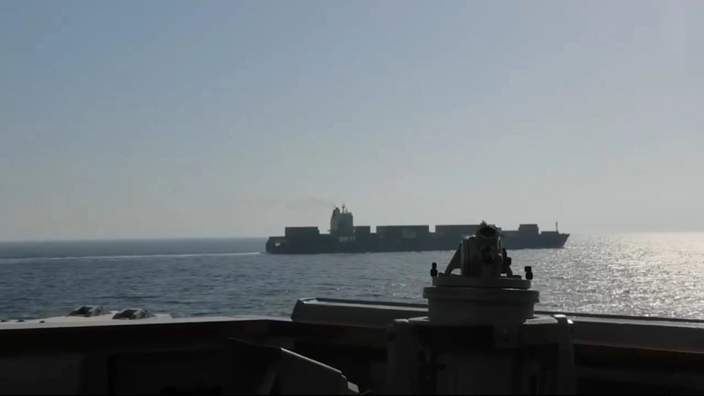 Iran flagged tanker M/V Touska.