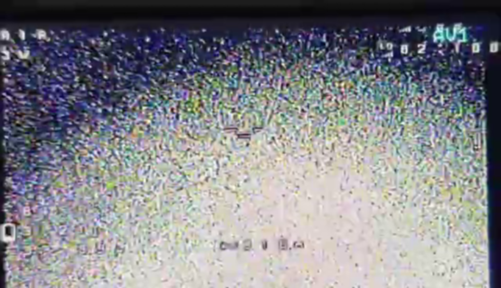 Ukrainian interceptor being dazzled