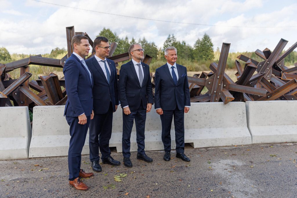 The defence ministers of Estonia, Latvia, Lithuania and Poland