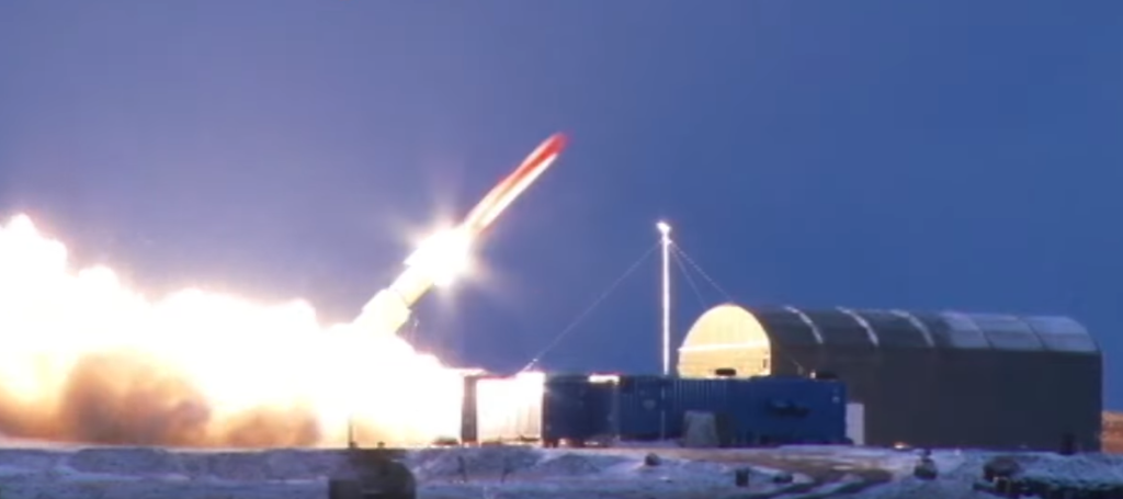 Burevestnik launch