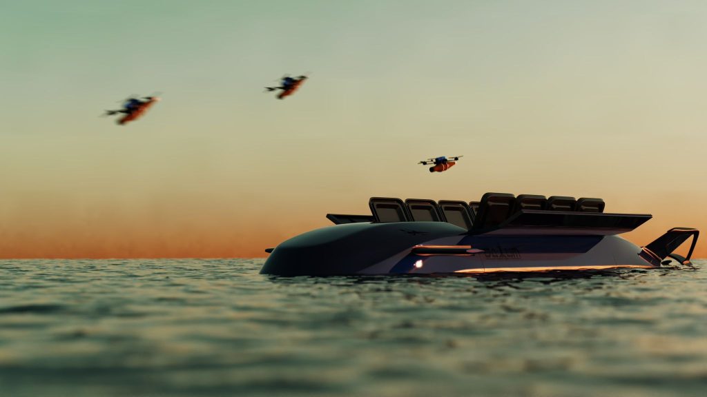 CG render of the Sinarit XLUUV