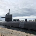 A US Navy Ohio-class SSBN arrives in Gibraltar