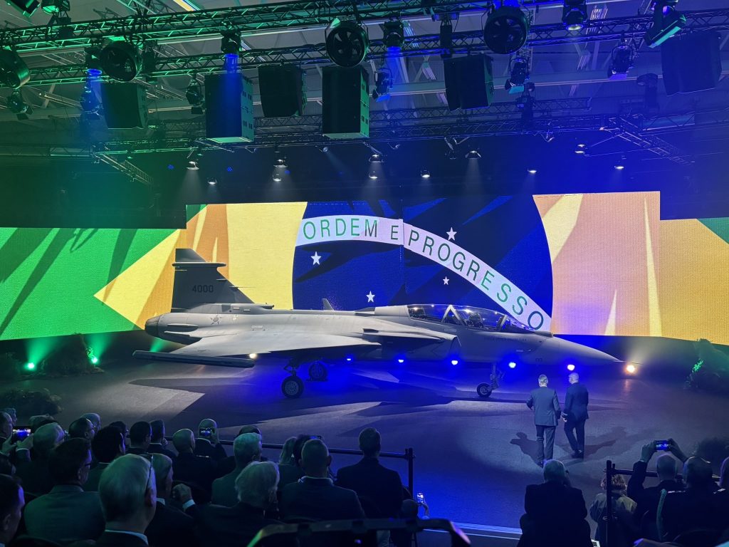 Saab Gripen F rollout