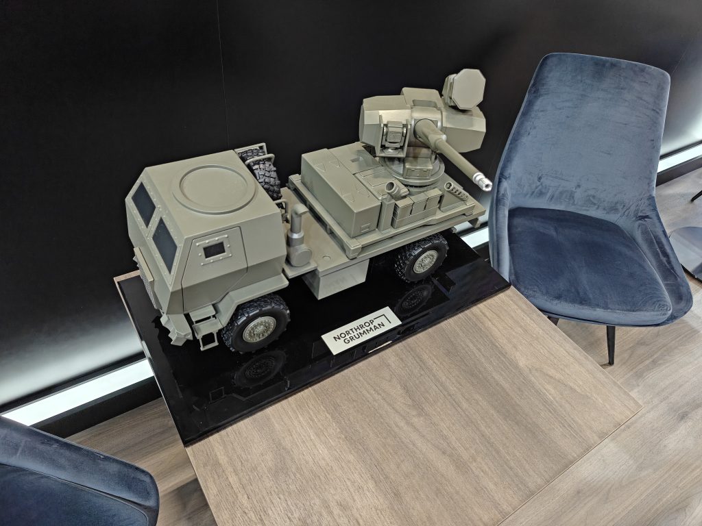 Northrop Grumman 50 mm CBAD with guided projectile
