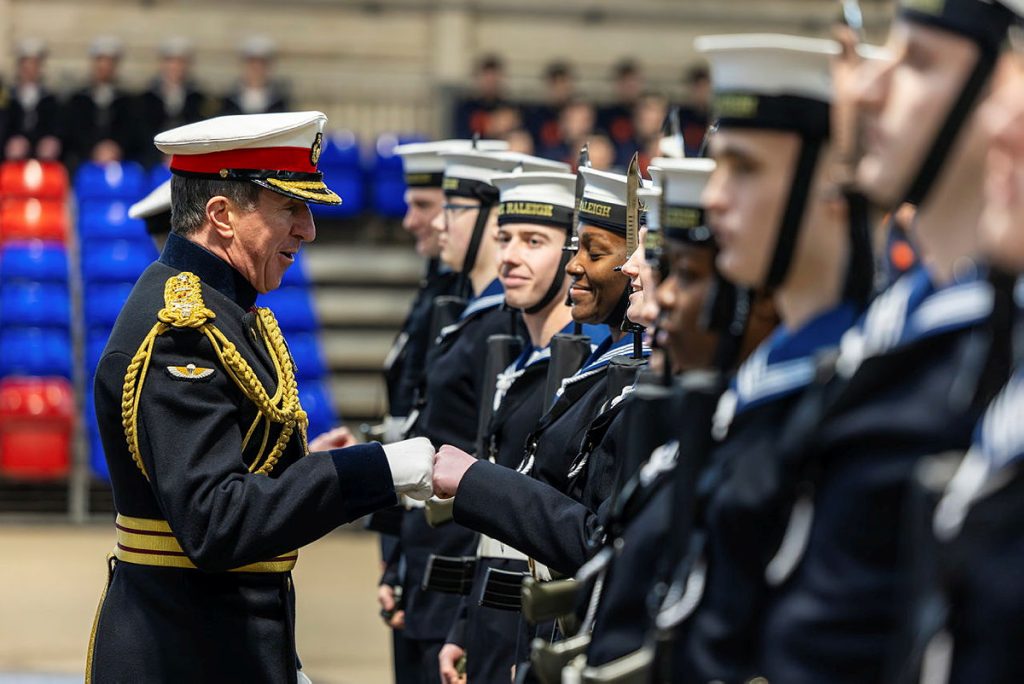 HMS Raleigh January 2026 Passing Out Parade.