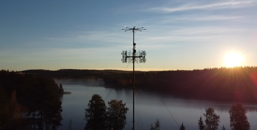 Patria MUSCL passive radar during tests in Finland.