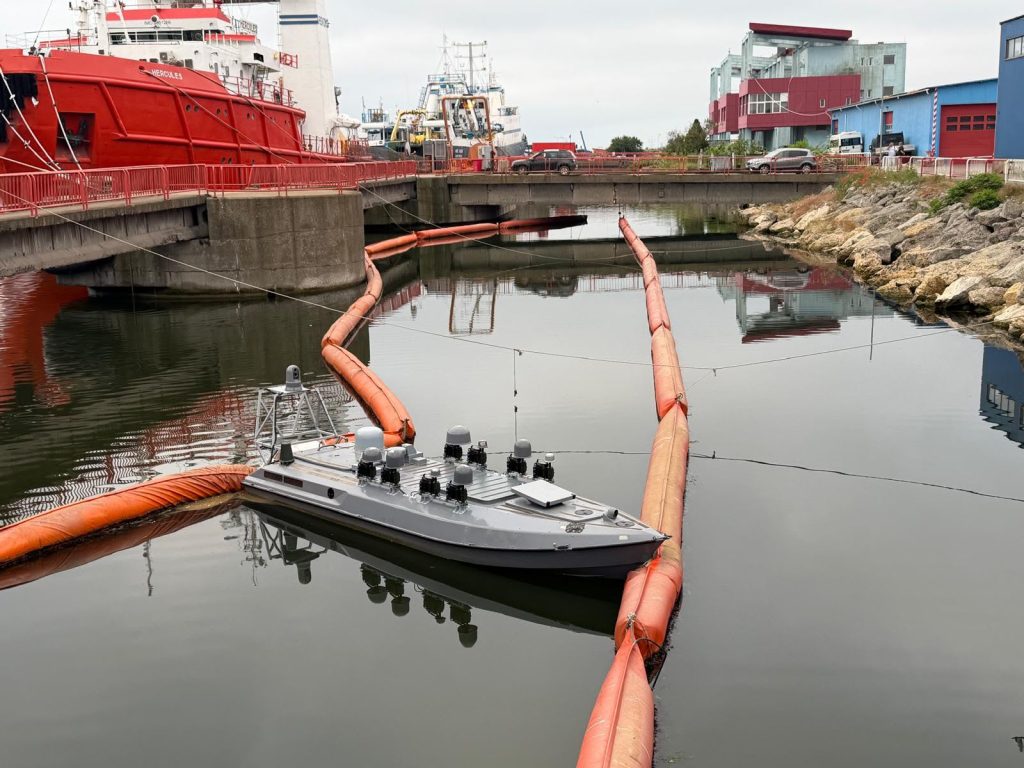 Alternate angle of the USV in Constanța