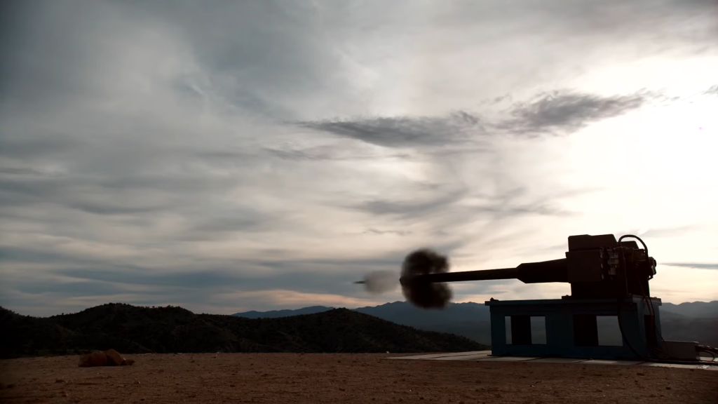 XM913 firing