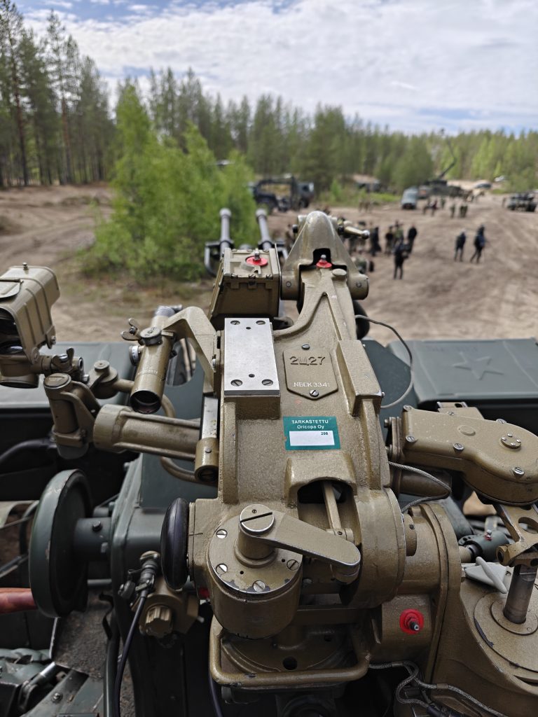 ZU-23-2 view from gunner's seat