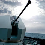 The Bofors 40Mk4 fires programmable 40 mm Bofors 3P ammunition that offers optimised effects, depending on the target. (BAE Systems)