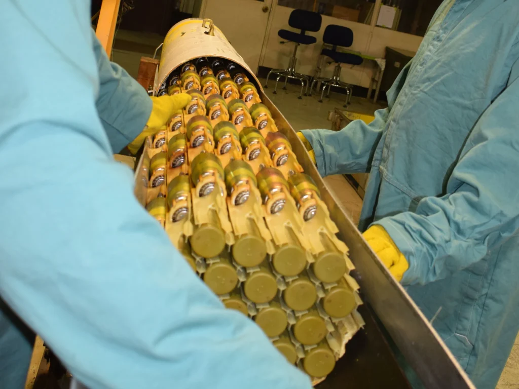Dismantling Rockeye Cluster Bomb Unit