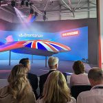 Air Chief Marshal Sir Harv Smyth, UK Chief of the Air Staff, delivers his speech at FIA2026 on 22 July on the unveiling of a model of the Brontanax CCA prototype. (P Felstead)