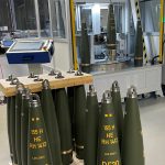 Rheinmetall has been expanding its capacity to produce large-calibre ammunition ever since the Ukraine War began in 2022 and aims to produce around 1.5 million 155 mm artillery projectiles annually by 2030. (Rheinmetall)
