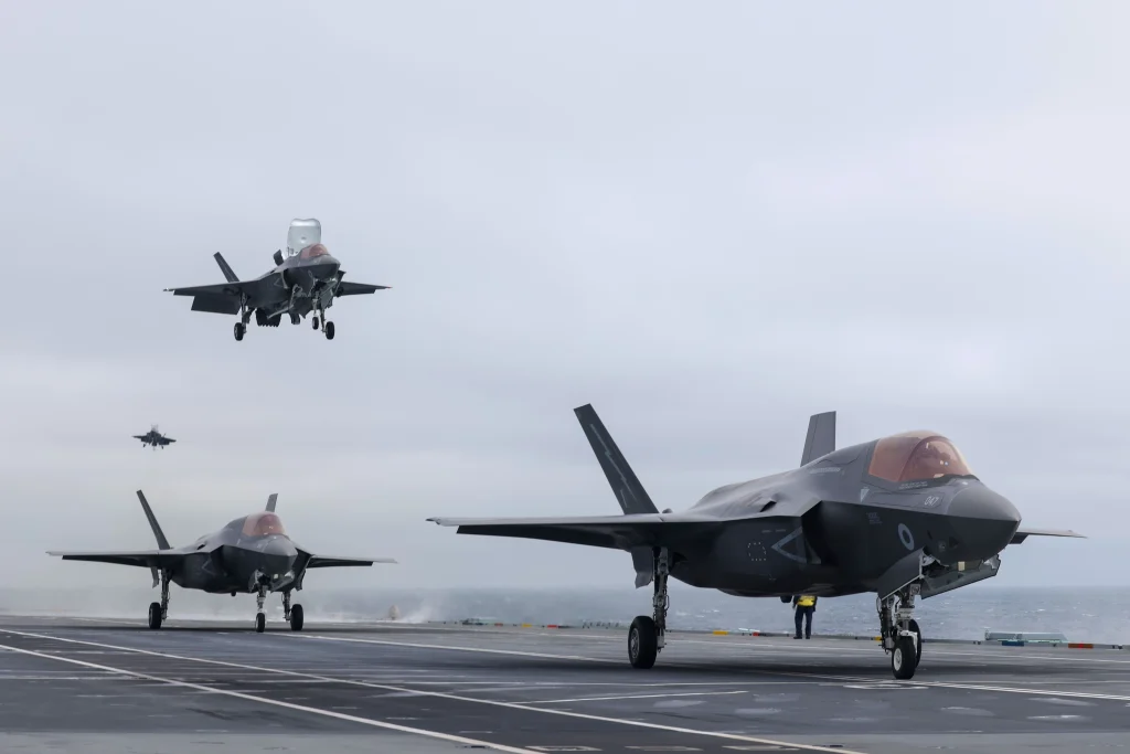 F-35Bs coming back from air policing