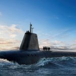 An artist’s rendering of the UK’s new Dreadnought-class SSBN. The UK government and BAE Systems have signed a contract taking lead boat Dreadnought up to entry into service. (BAE Systems)