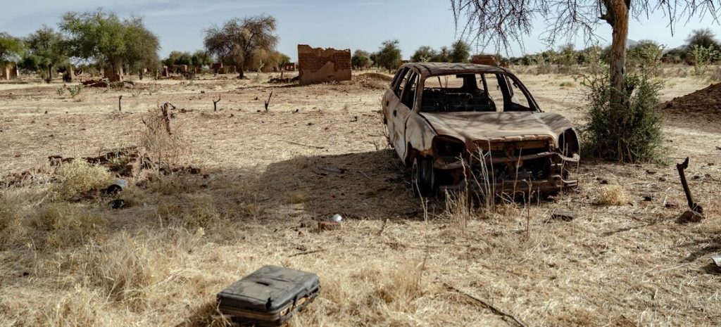 A village outside El Fasher in Sudan's Darfur region