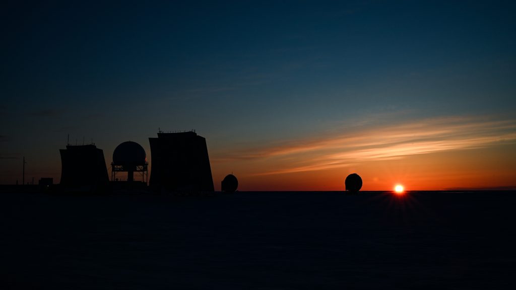 Traditional radar technology, such as that used in the systems pictured, may give way to microwave-photonic radar technologies.