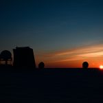Traditional radar technology, such as that used in the systems pictured, may give way to microwave-photonic radar technologies.
