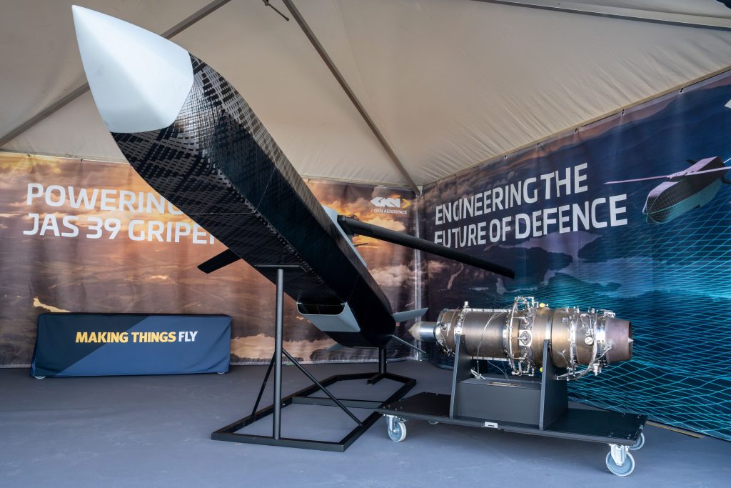 GKN Aerospace UAV demonstrator and turbojet